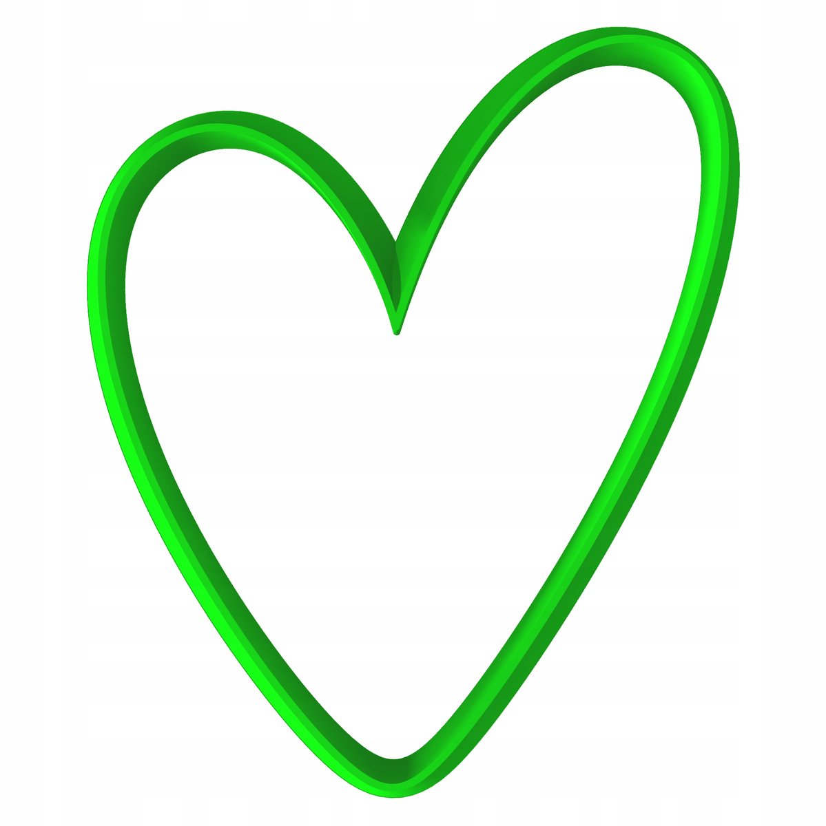 Koekjesvorm Hart Valentijn - Plastic PETG - 8 cm