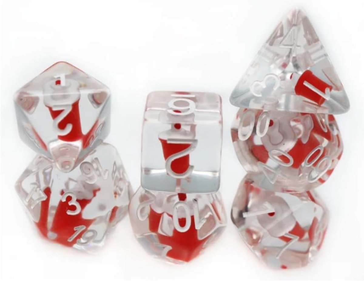Foam Brain Games dobbelstenen set RPG Cola - polyhedral dobbelstenen.