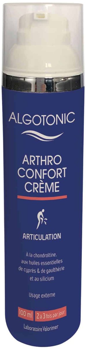 Algotonic Arthro Comfort Crème - Spier- En Gewrichtscrème - Spierbalsem - 100 Ml - Met Chondroïtine, Glucosamine En Silicium - Verlicht Spier- En Gewrichtspijn