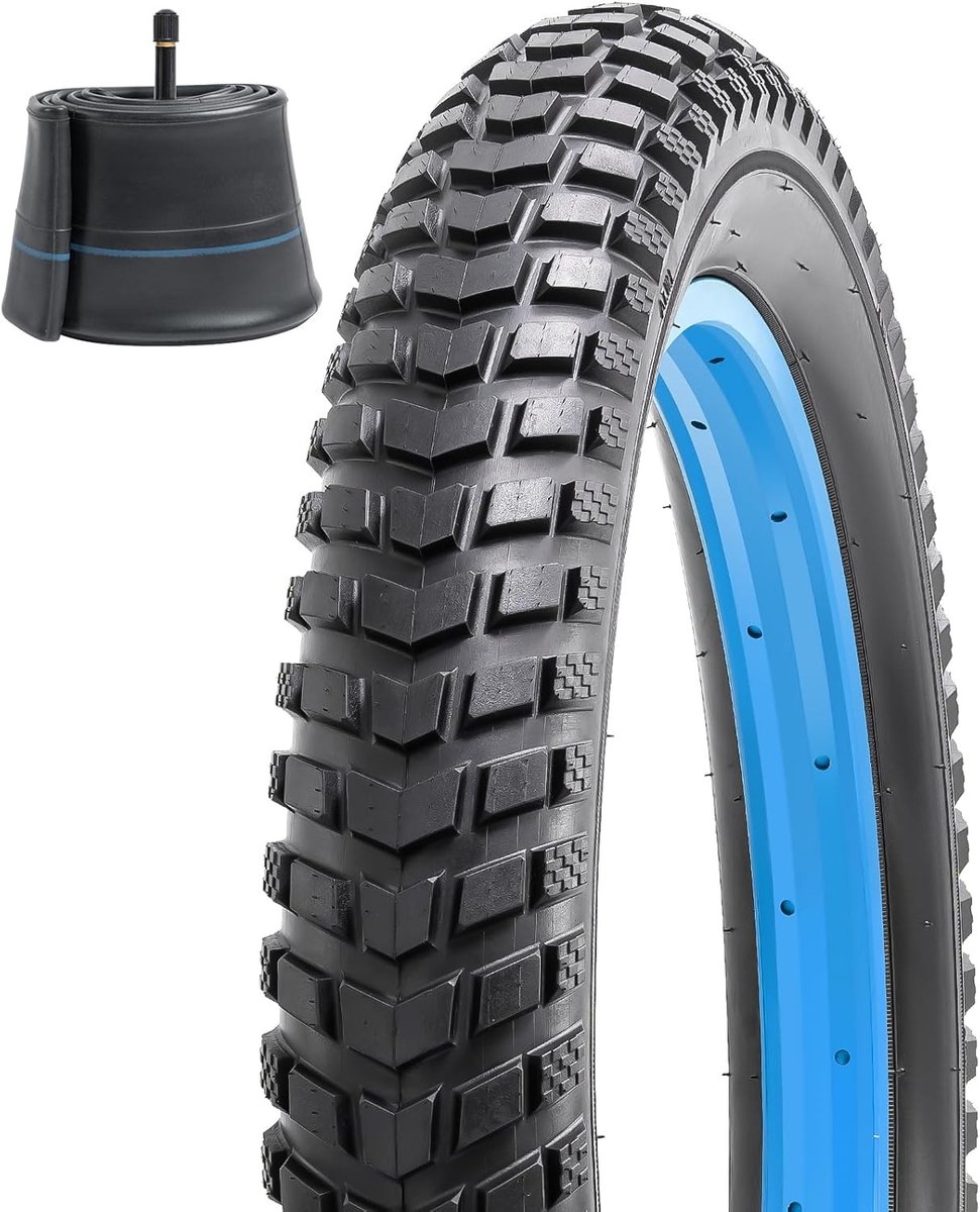 Fat E-Bike Band en Binnenband Set - Zwart - Duurzaam Butylrubber - Voor E-Bikes en MTB's