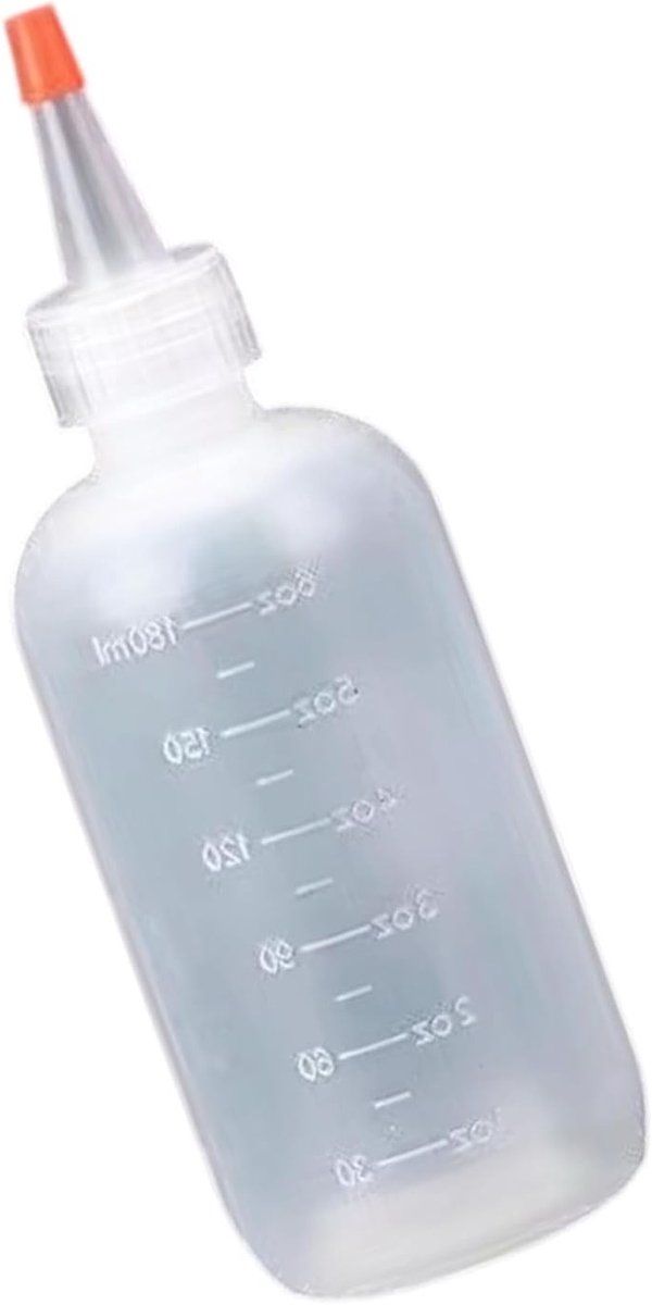 Draagbare knijpfles applicator voor haarkleuren, lijm en schilderen - Kunststof fles voor handwerk en haarverzorging