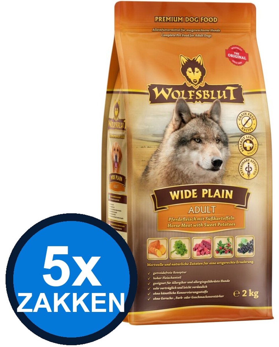 Wolfsblut Wolfsblut - Adult Wide Plain - Hondenvoer Droogvoer - 2 kg