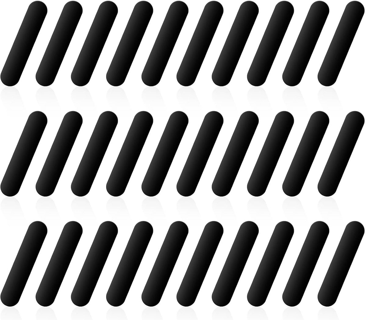 SnelShoppen - 30 Stuks Lead Tape voor Pickleball Paddles, 3g Zelfklevende Tape voor Paddle Randbescherming, Verhoogt Kracht en Swing Snelheid (Zwart)