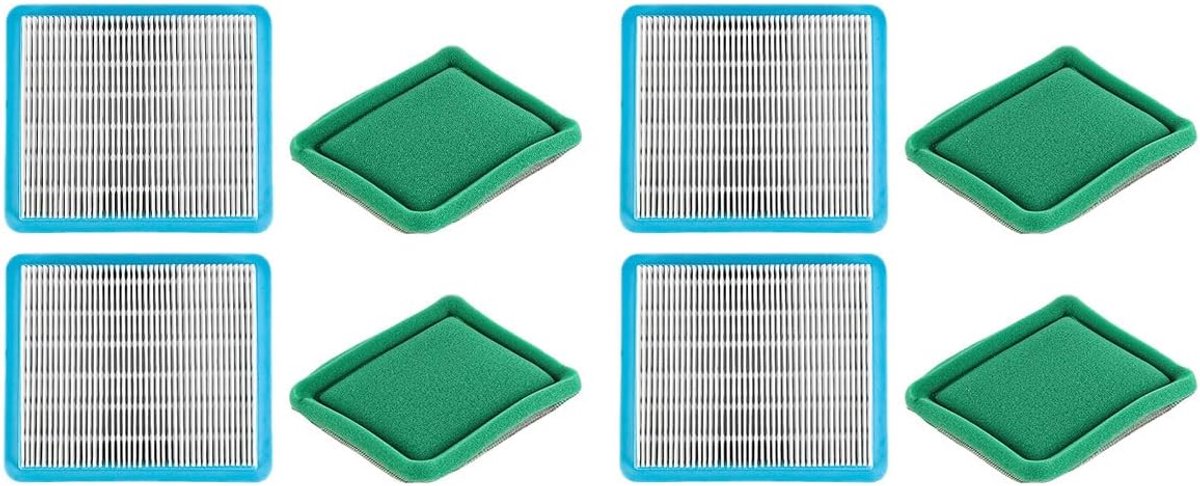 SnelShoppen - Grasmaaier Luchtfilter Element voor Effectieve Luchtzuivering, Vervangingsfilter voor Motor met Stof- en Onzuiverhedenfilter, 1 Stuk + V