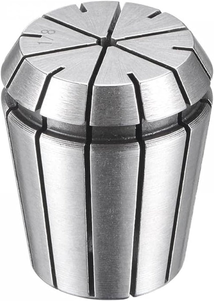 SnelShoppen - Precisie-veertangen ER32 1/8 inch - Nauwkeurigheid 0,008 mm - Hoogwaardige snelstaal - Essentiële CNC-accessoires voor graveren, draaien
