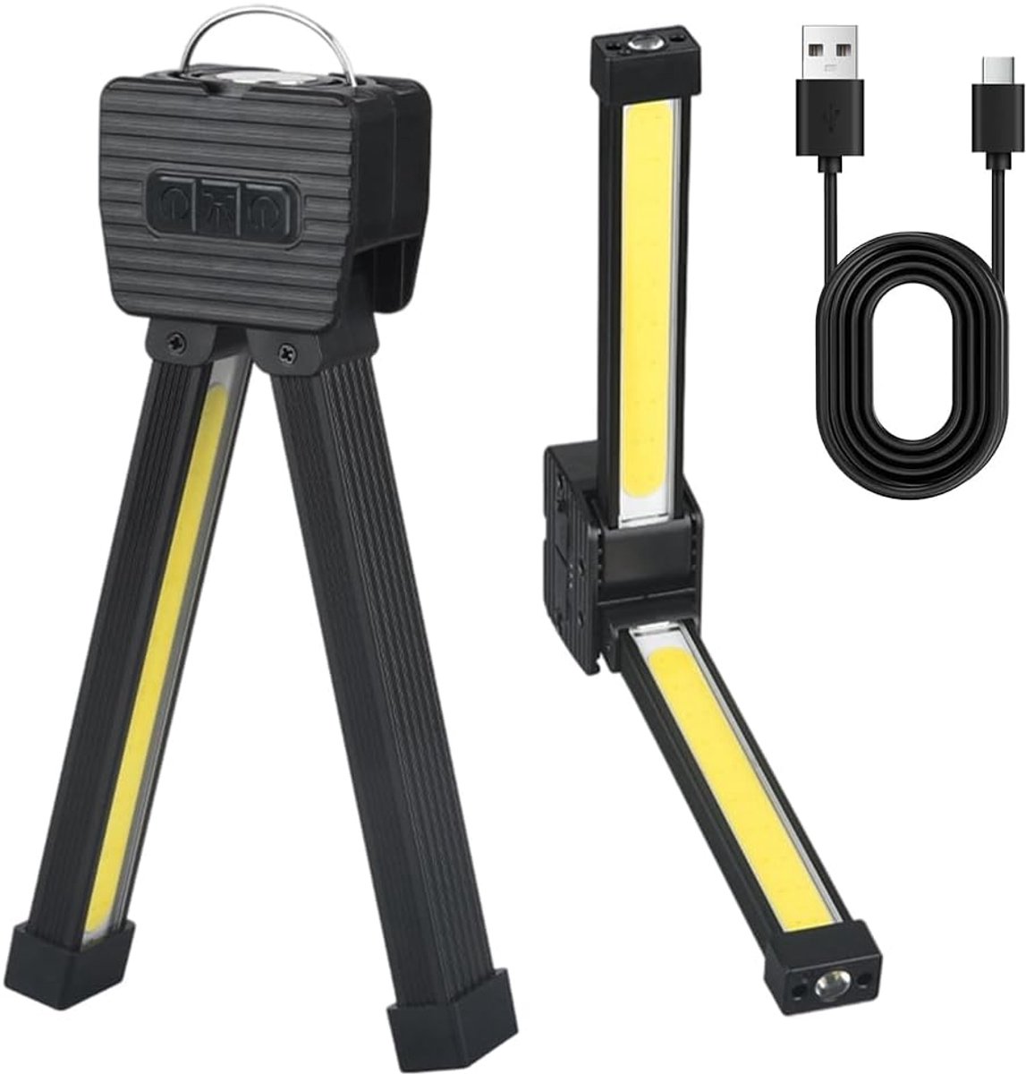 Fitnesslamp Waterproof - Draagbaar en magnetisch - 180° opvouwbaar - Handenvrije verlichting voor workouts - ShopVlot