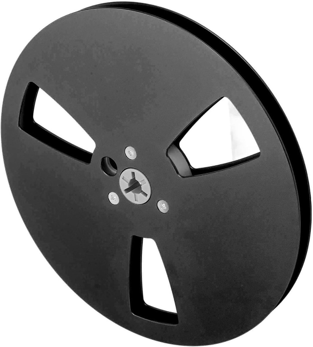 Lege Tape Reel - Spoel voor Tapedeck - Geluidsopnames Maken - 3 Gaten Ontwerp - 7 Inch - Zwart