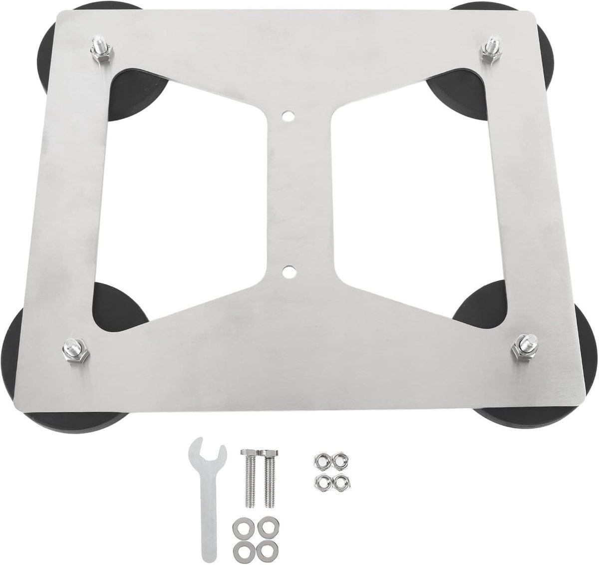 SnelShoppen - Mini Flat Mount Kit - Magnetische Snelle Bevestiging Mini Mount - RVS Mini Auto Mount - Mini Dak Mount Kit voor RV, Vans, Boot