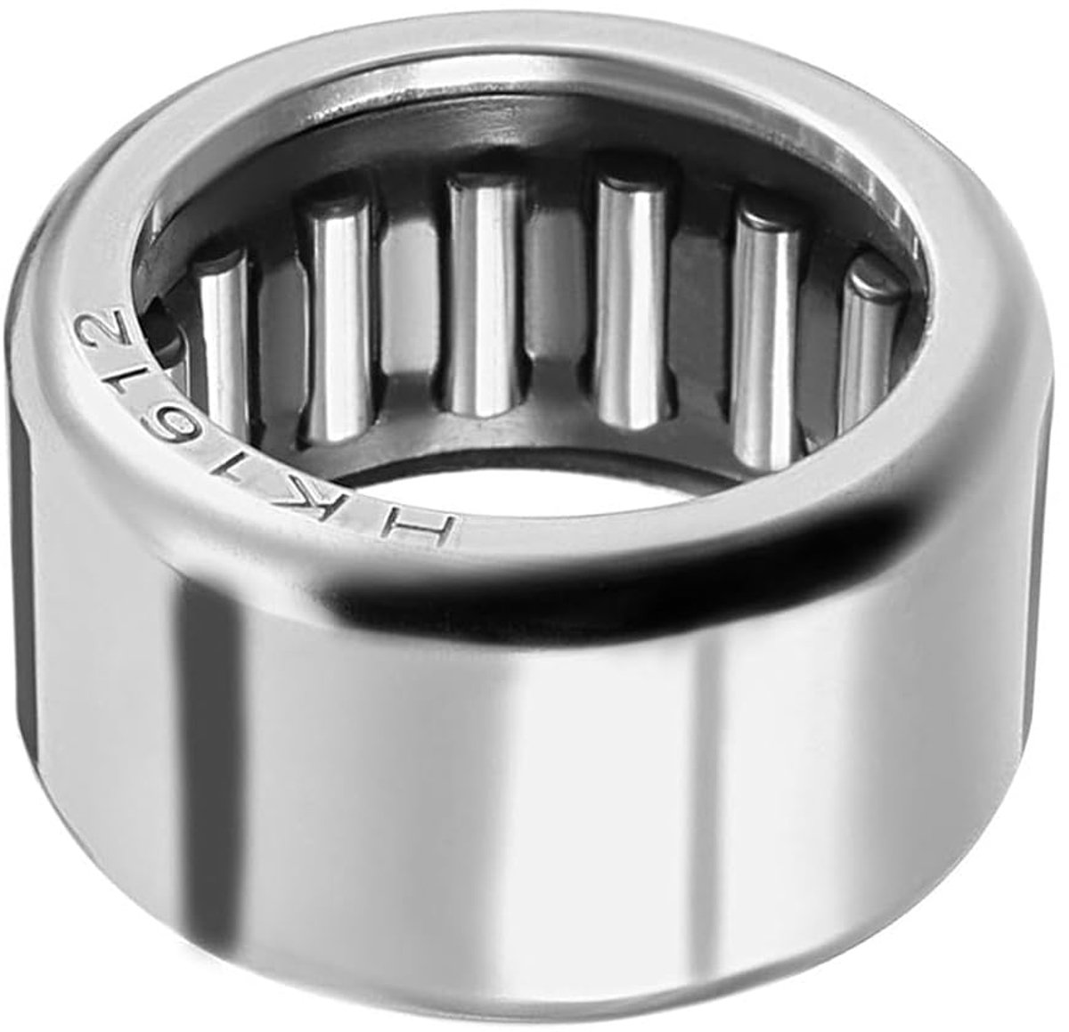 SnelShoppen - 1 stuk cage roller bearing HK1612 - 16mm binnendiameter x 22mm buitendiameter x 12mm breedte - GCr61 chroomstaal voor landbouw- en const
