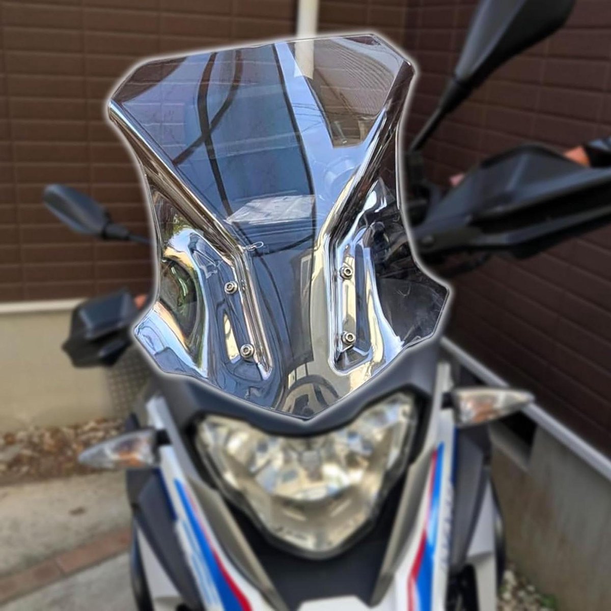 Motorfiets Windscherm - Winddicht Protector Flyscreen - Bescherming Tegen Wind - Gemaakt Van Acryl - 50 x 35 cm - Transparant