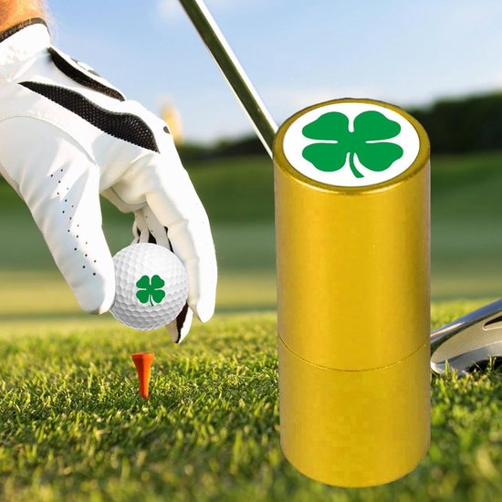 Golfbal Stempel - Golf Markering - Golfspel Verbeteren - Waterdichte Sneldrogende Inkt - 9.1 x 6.7 x 3.3 cm - Zwart — afbeelding 2