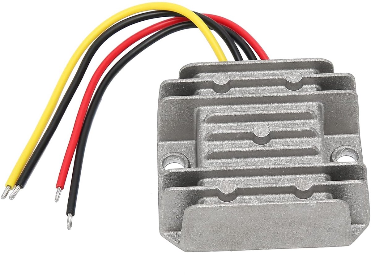 SnelShoppen - DC 48V naar 24V 30A 720W Spanning Reducer Converter, Waterdichte DC DC Transformator Voedingsadapter voor Tuin, Camping en Elektronische