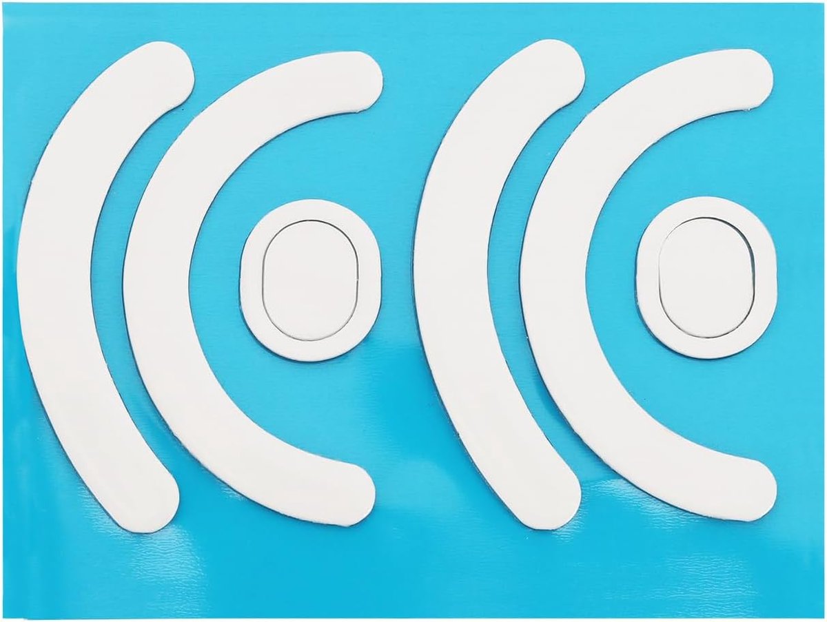 SnelShoppen - 2 Sets Antislip Muismat Voetmatten Met Ronde Hoeken Mouse Feet Pad Accessoires Geschikt Voor Logitech G403 G603 G703 PTFE Muizen Onderka