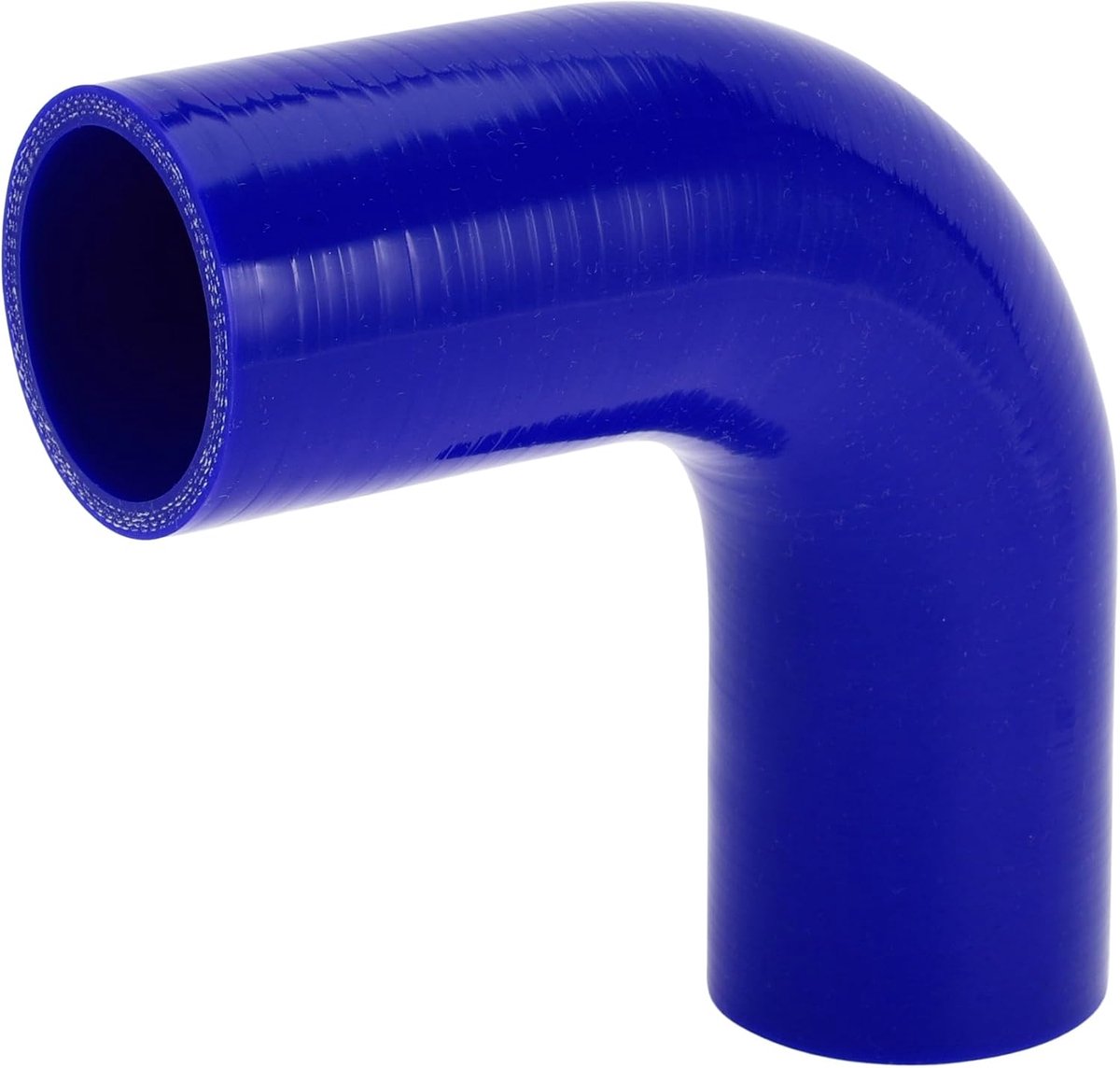 SnelShoppen - 90° Silicone Slang 51 mm ID - Universele Koelvloeistof Slang - Blauw - 120 mm Lang - Ideaal voor Motor, Remvloeistof en Olie