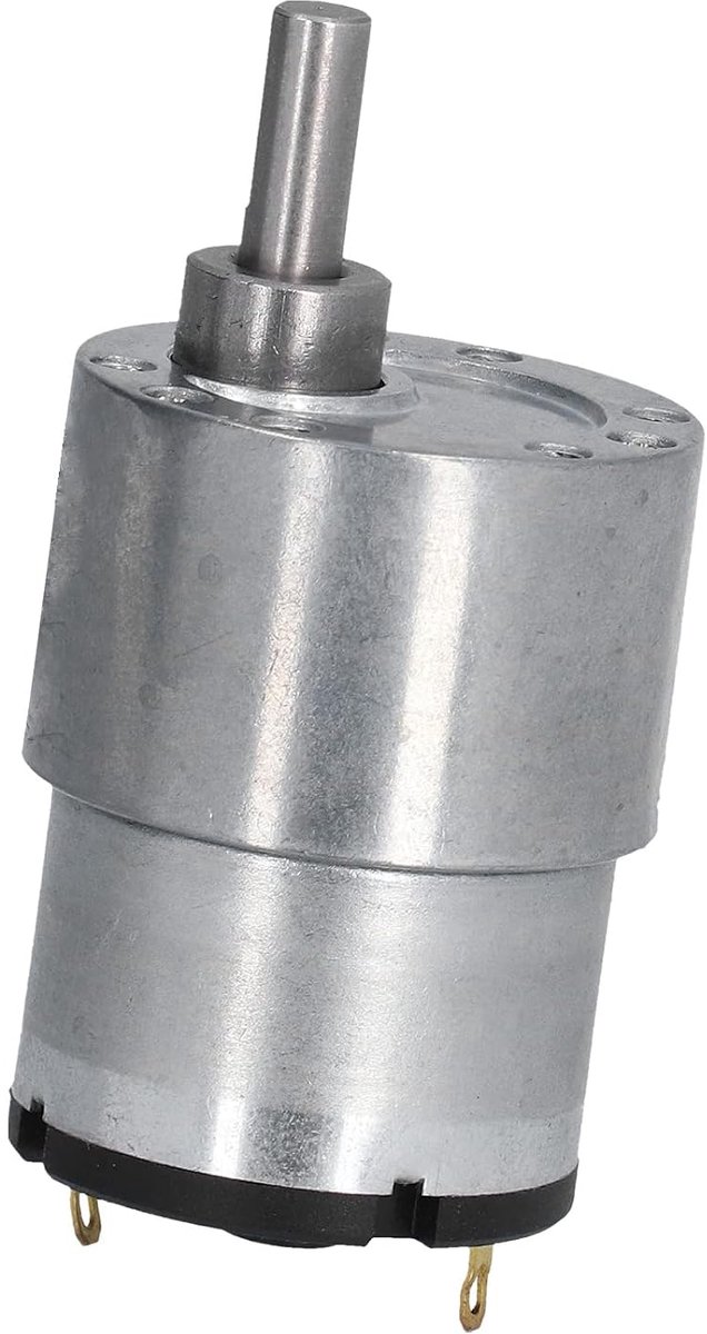 SnelShoppen - DC 12V Gear Motor CW CCW met 6Mm D As, Krachtige Elektrische Motor voor Robotica, Automatisering, 22RPM, Duurzaam en Stil, Koper Winding