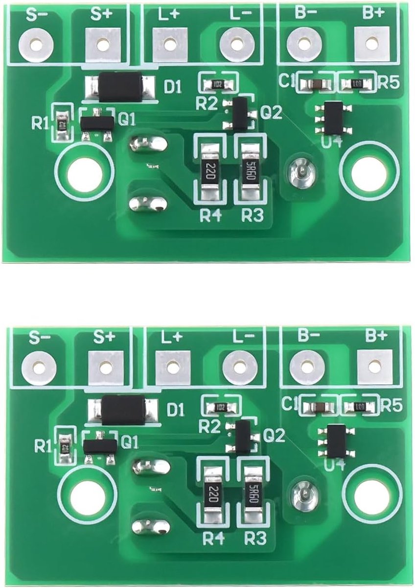 Solar lichtregelmodule 3.7V - 2 stuks - met schakelaar - voor zonnepanelen - ShopVlot