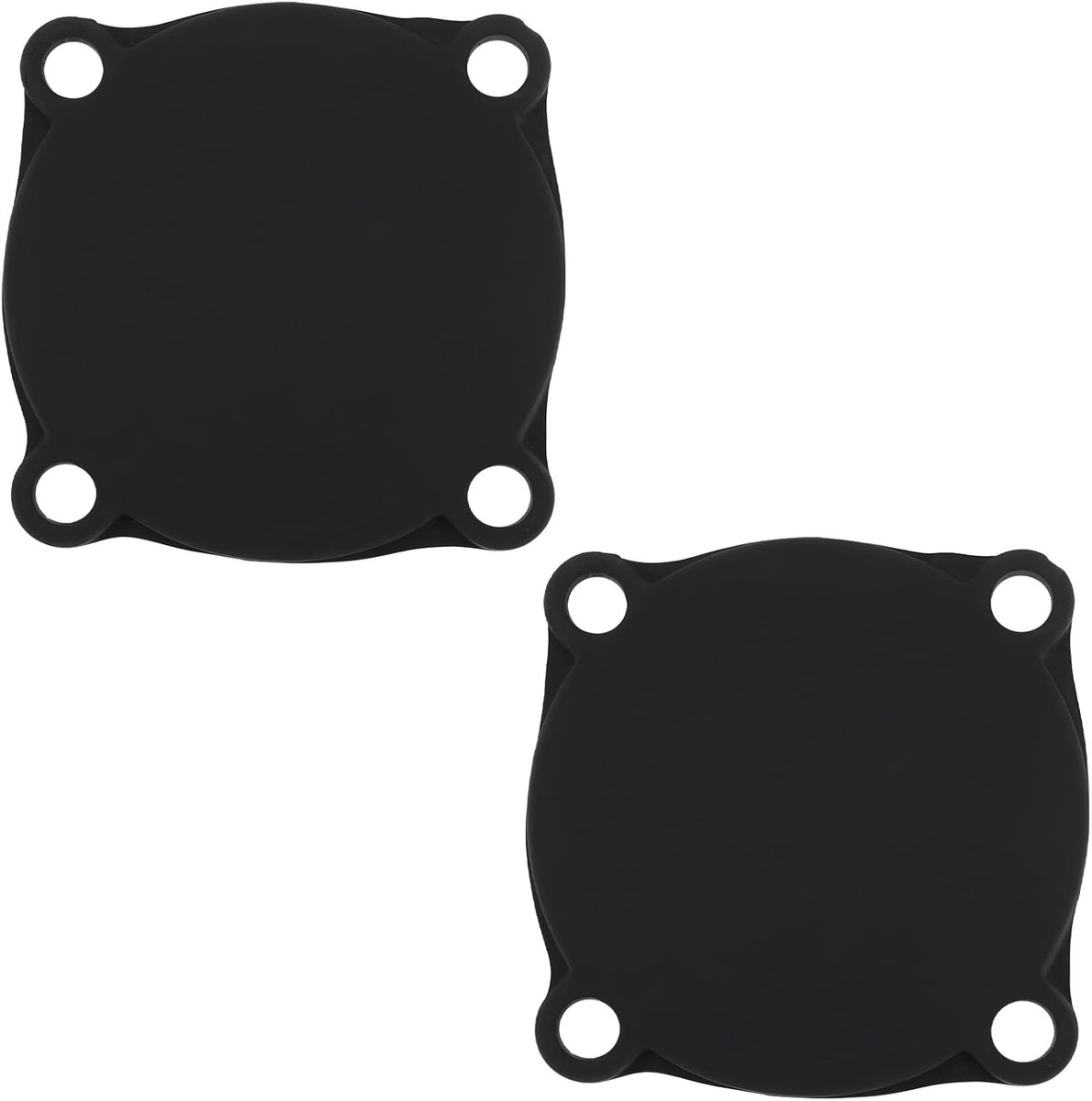 SnelShoppen - 2 Stuks Luchtcompressor Rubberafdichting Vervanging Diameter 40mm Gatenafstand 32mm Geschikt voor Luchtcompressor Cilinderkop