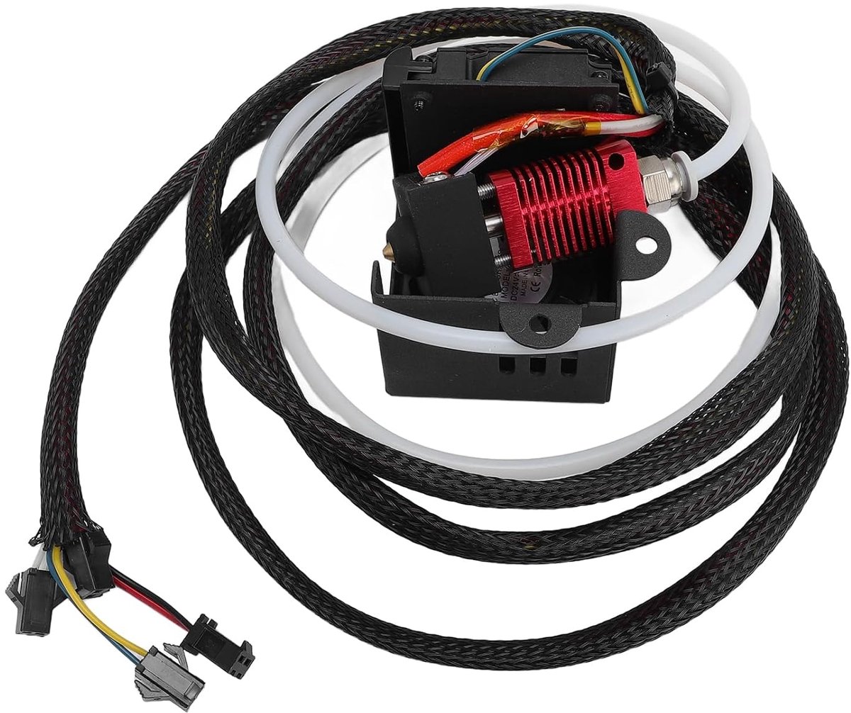 Ender 5 Hotend Kit, Full Assembled Hotend for Ender 5 Aluminum Heating Block Nozzle Cooling Fan Extruder Hot End Kit