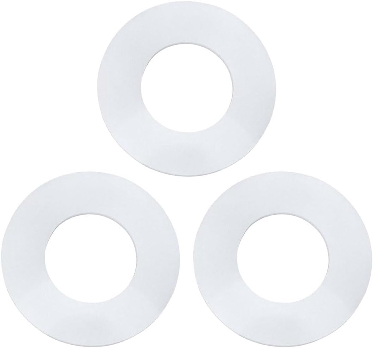SnelShoppen - 3-delige Silicone Flush Ventiel Ring voor Toilet, Rubber Ring voor Geberit 816.418.00.1, Hoogwaardige Sealing Ring voor Cisternen