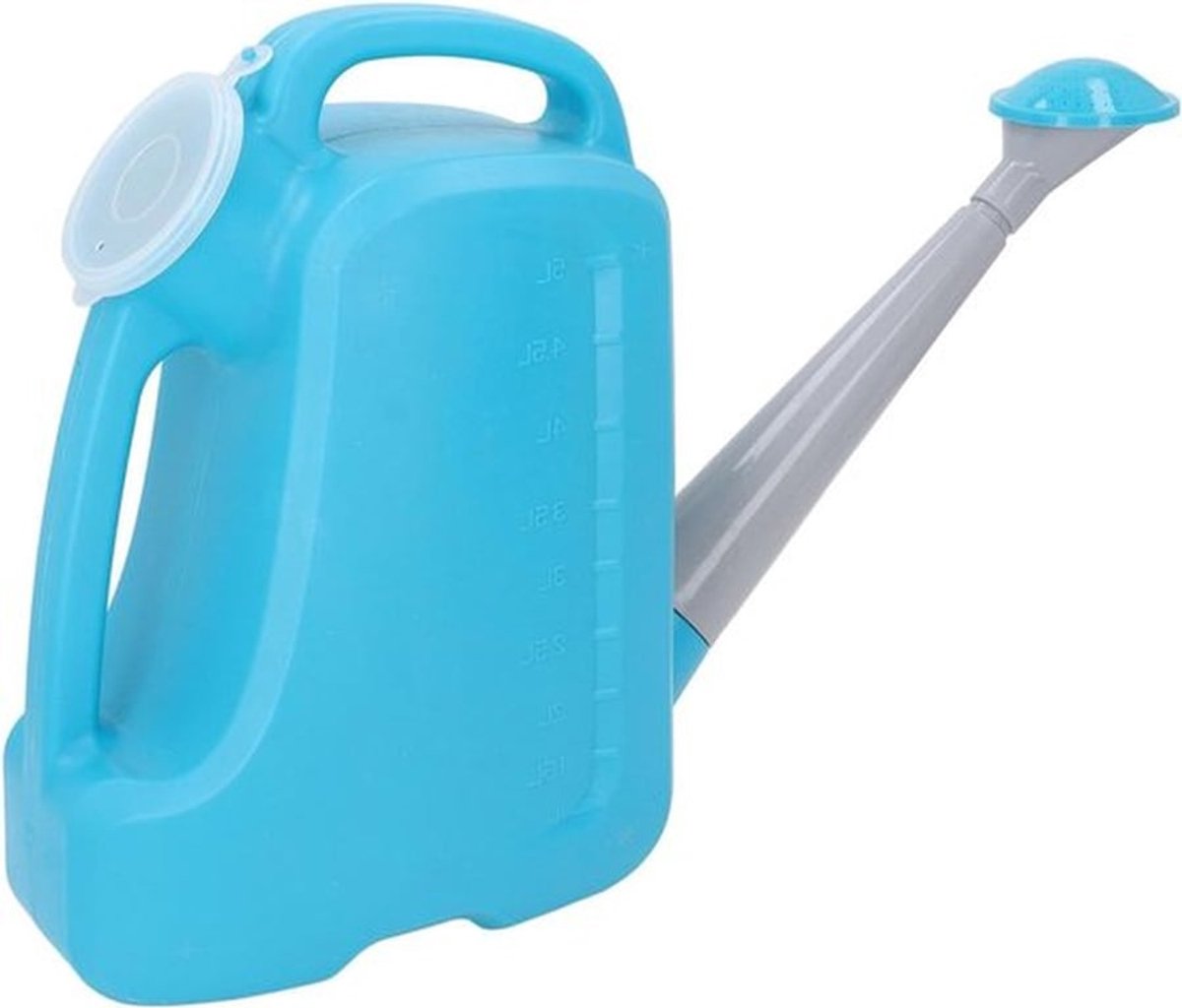 Grote Waterkan met Ergonomische Handgreep en Waterniveau Indicator, Geschikt voor Planten en Tuinieren, 5L Capaciteit van Duurzaam PP Materiaal