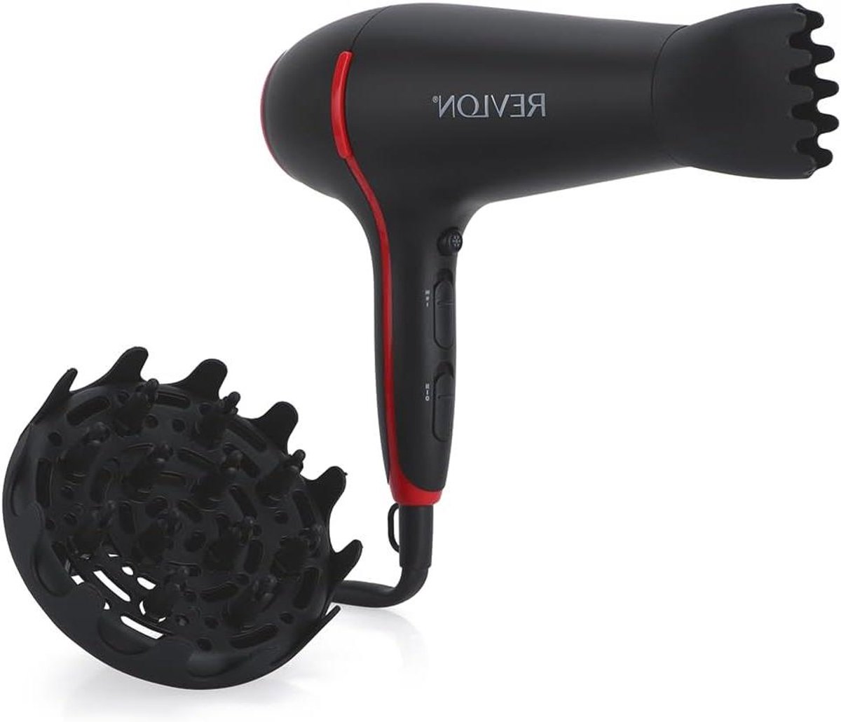 Haardroger - Föhn - Glad Haar - Kokosolie Coating - 2000 Watt - Zwart