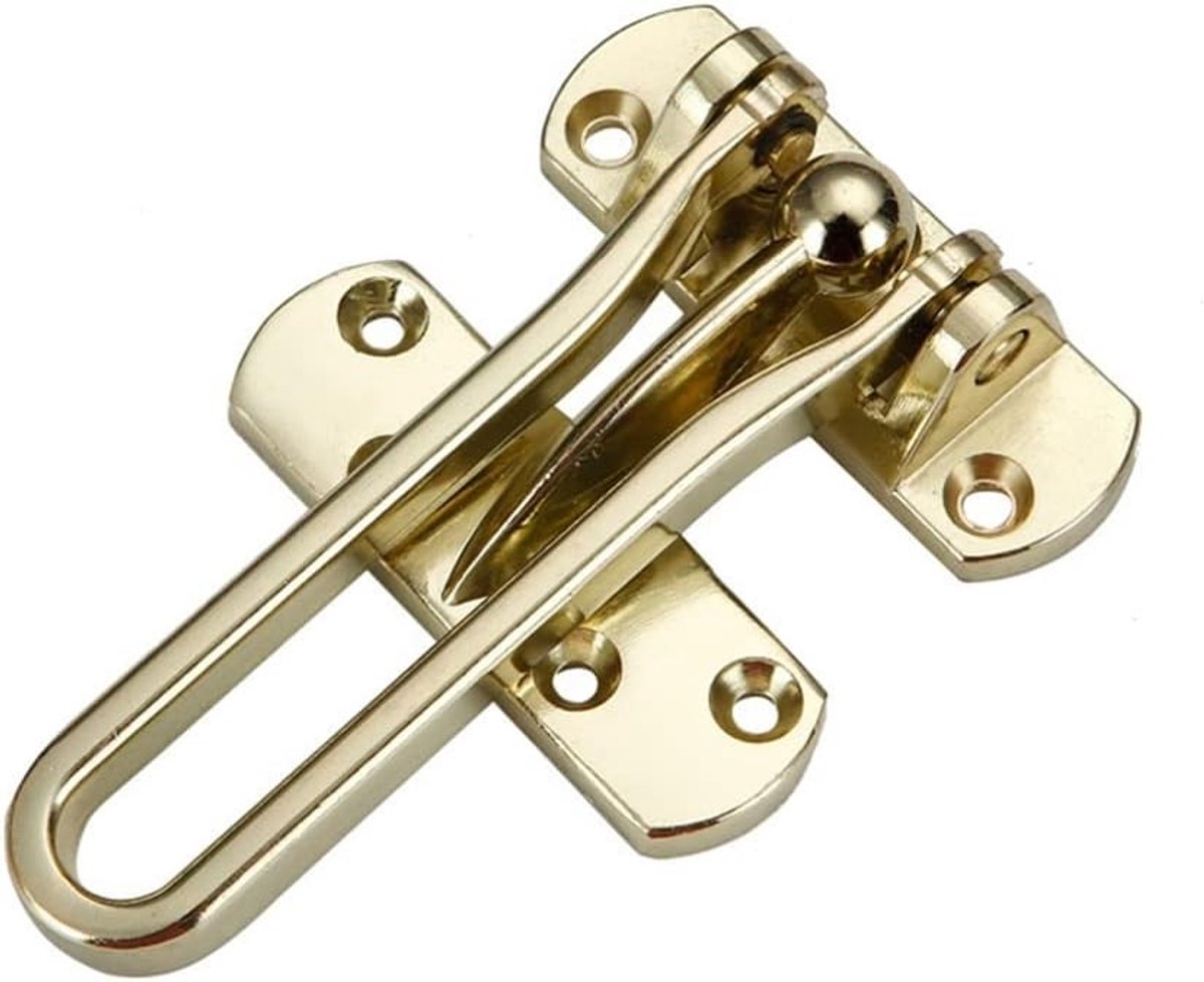 Beveiligingsdeurbeschermer - Goud - - Zinklegering - Voor Huis, Appartement, Hotel, Slaapzaal