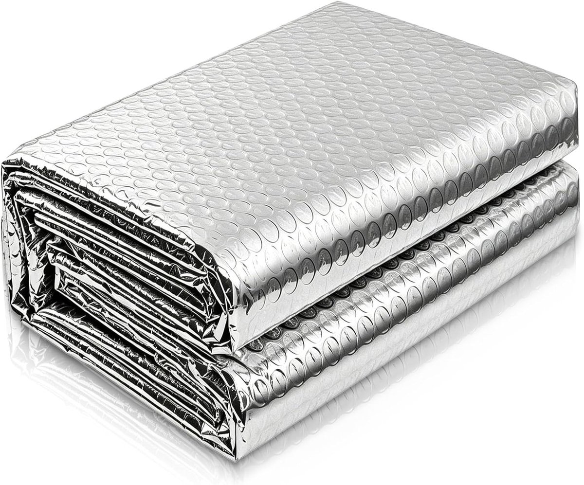Warmte-isolatie Paneel - Aluminium - 60 cm x 5 m - Reflecterende Folie met PE-luchtbellen - Voor Ramen, Daken en Deuren