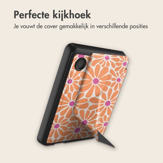 Ereader Hoes - Geschikt voor Kobo Clara BW/Kobo Clara Colour - Oranje — afbeelding 3