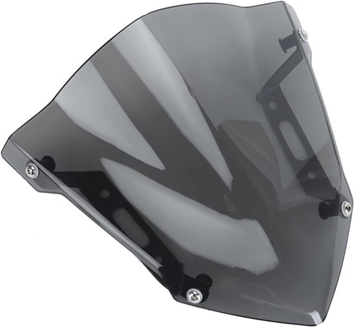Lichtgrijze motorwindscherm voor sportstijl, geschikt voor MT-07 en FZ-07 modellen 2018-2020, verbeterde aerodynamica en bescherming