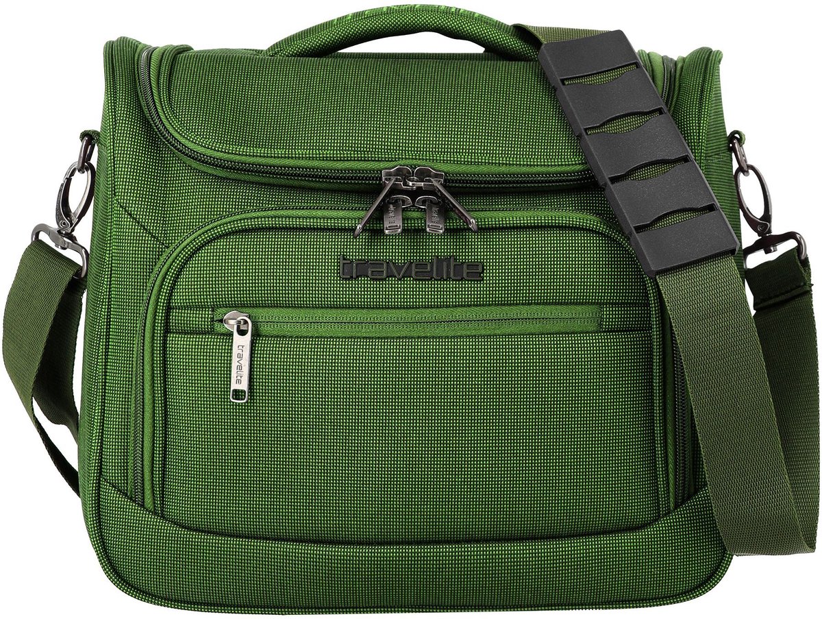 Travelite Cubis Toilettas 32 cm - 15 L - Ritssluiting - green