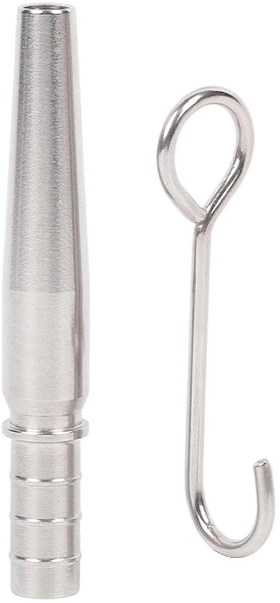 Esdoornsiroop Tapset - Sap Tapkraan - Sap Oogsten - Voedselveilig Roestvrij Staal - 8 mm - Zilver