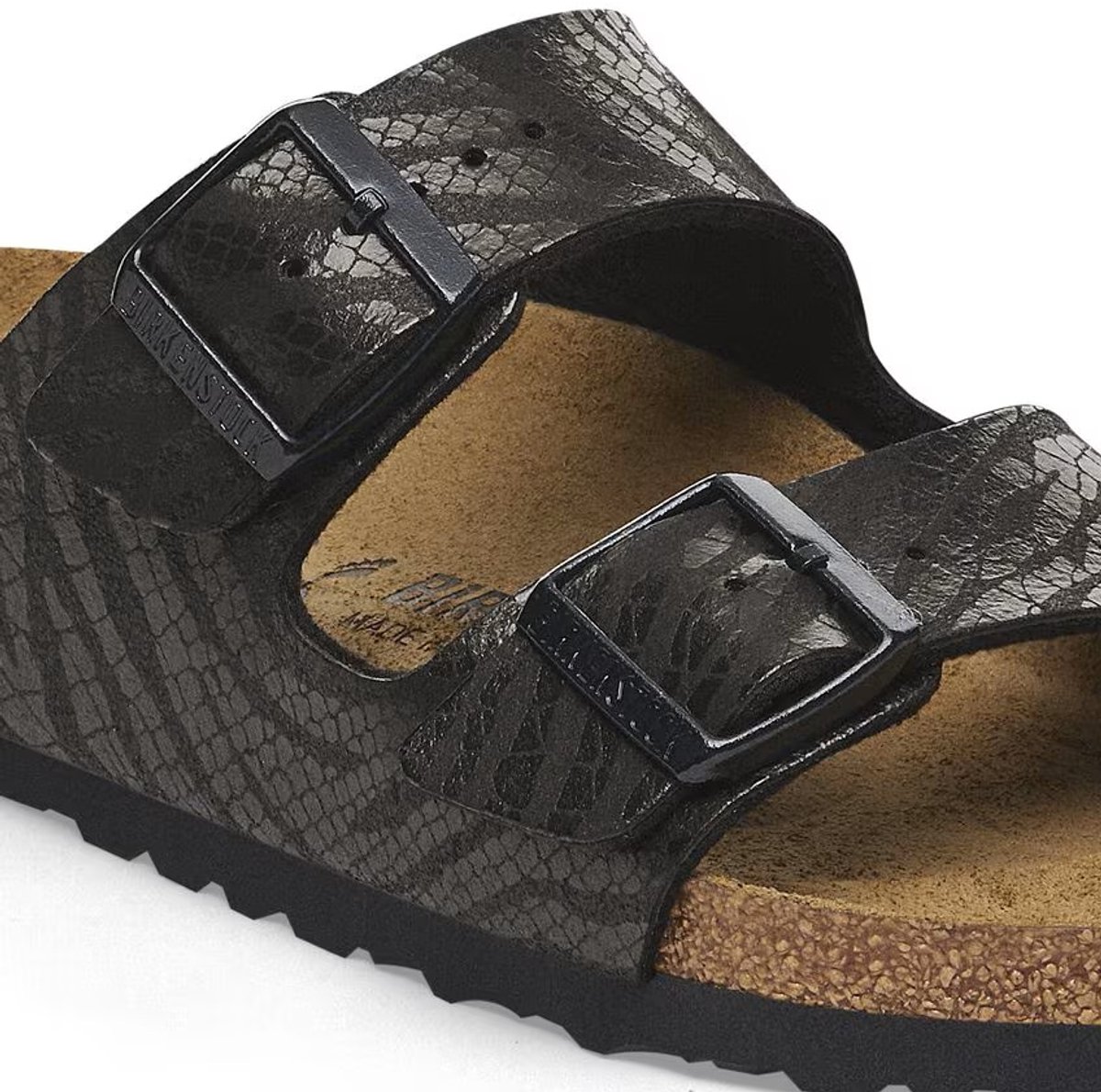 Birkenstock Slipper Arizona 1029560 Zebra Smal Zwart