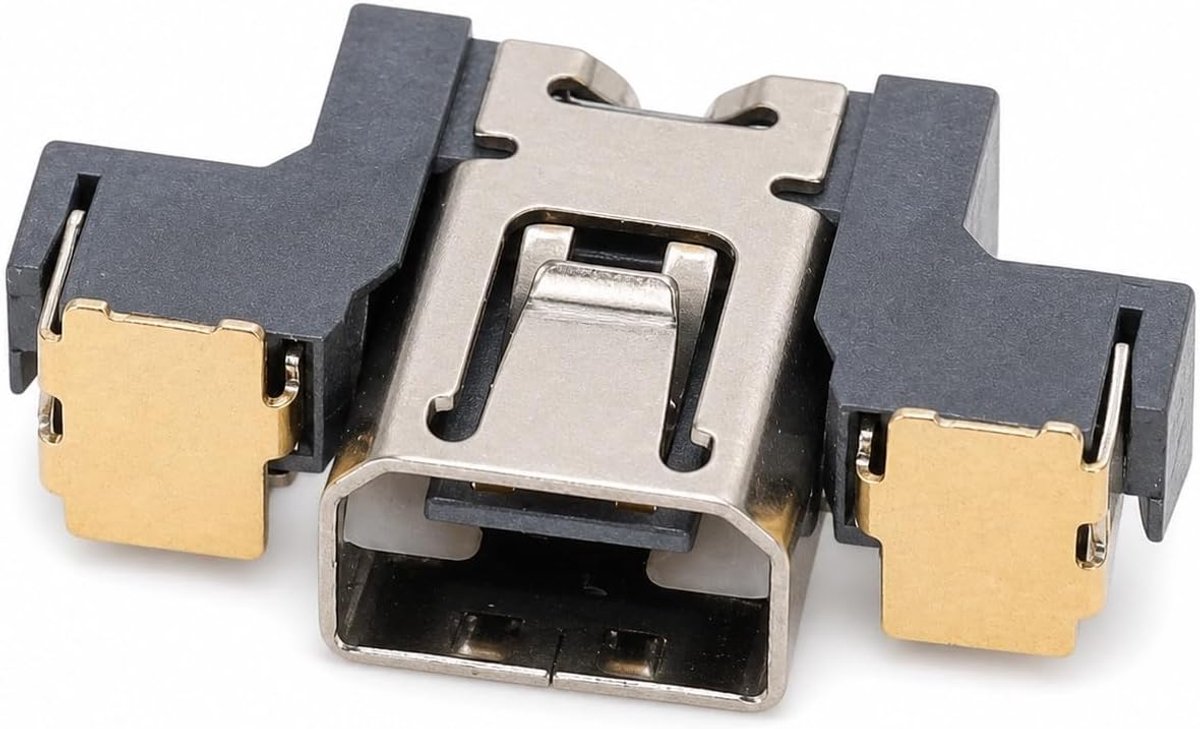 SnelShoppen - Draagbare Oplaadpoort Power Charger Socket Adapter voor 3DS XL - Vervangende Oplaadpoort voor 3DS - Compacte Draagbare Power Jack Socket