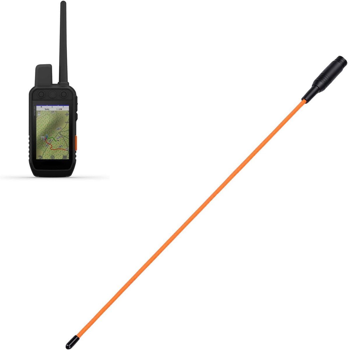 SnelShoppen - Flexibele Oranje GPS Antenne voor Navigatie, Lange Bereik Vervanging voor Alpha 50 100 200i 300 Astro Serie