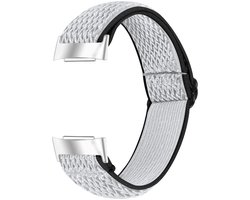 Fitbit Charge 5 nylon / roestvrij staal Grijs / Zwart