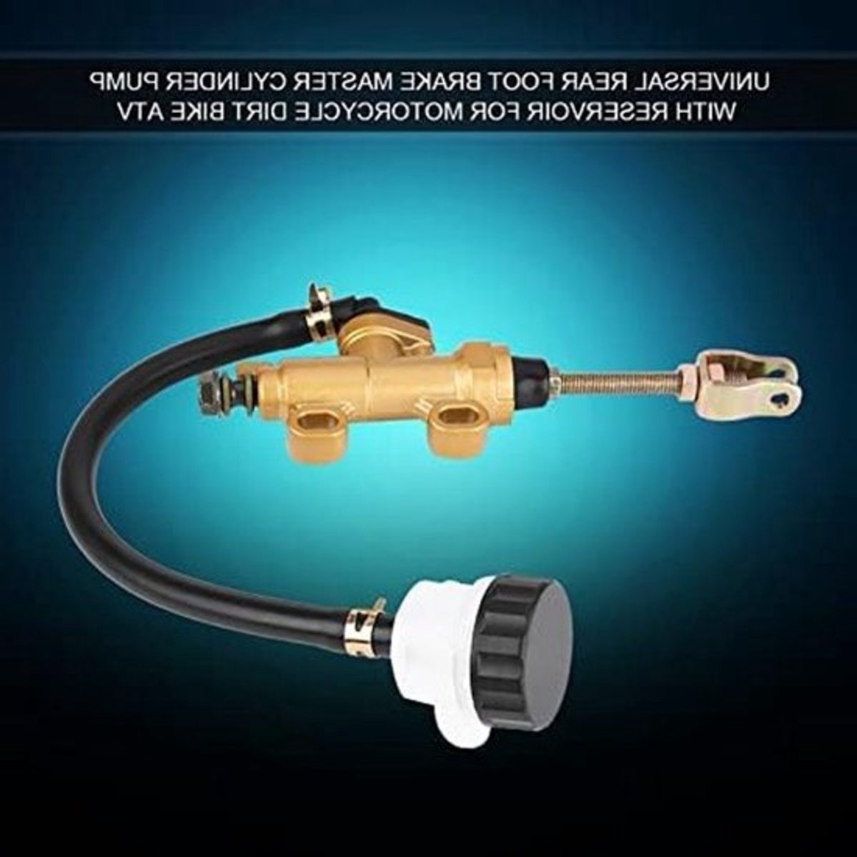 Achterrempomp voor Motorfiets en Fiets - Universele Hydraulische Remcilinder met Tank voor ATV en Dirtbike