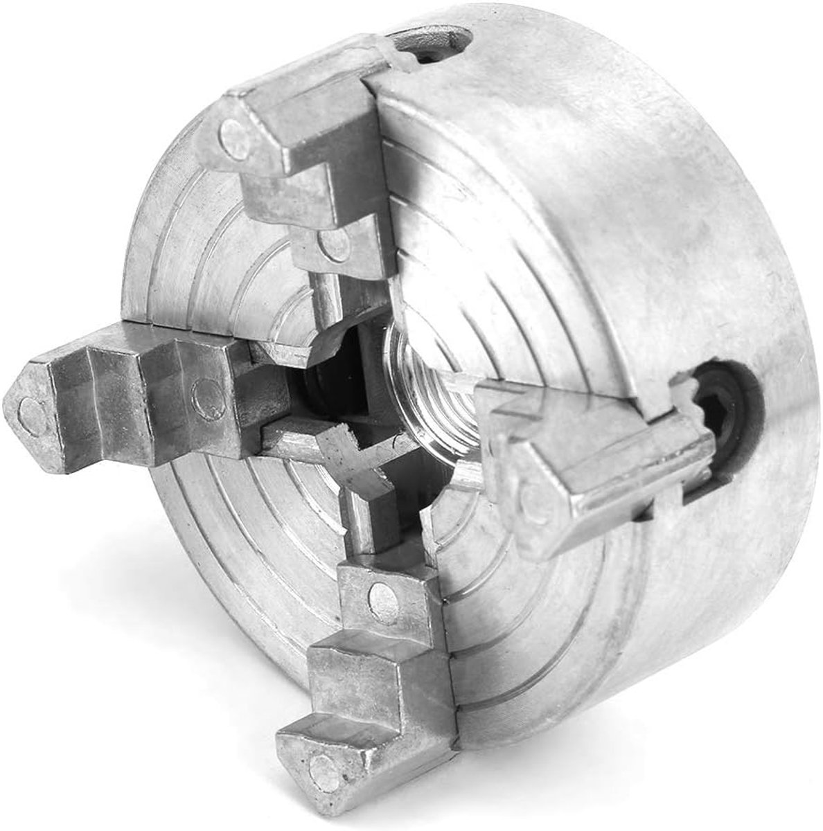 SnelShoppen - 4-Klauwen Zelfcentrerende Spanklem 0.5-2.6inch & 0.1-2.2inch Duurzaam Accessoire voor Mini Metaal Draaibank