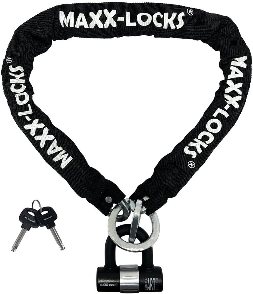 Kettingslot - Zwart - 100 cm - Geharde Stalen Ketting - Voor Scooters en E-bikes