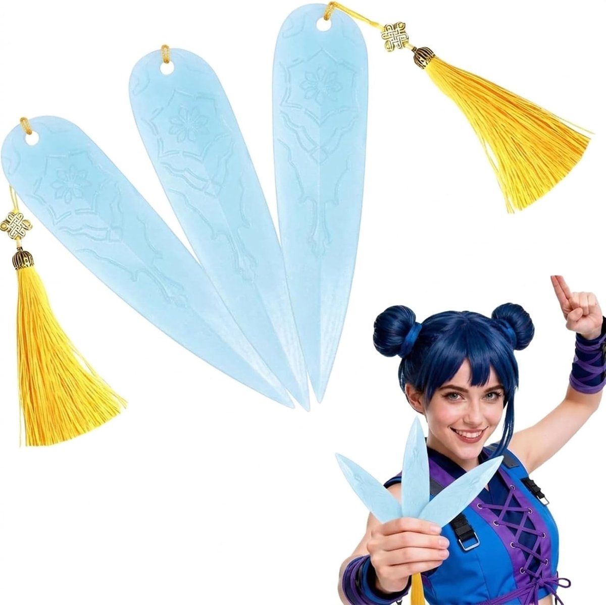 Kpop dartpijlen accessoires - 3 stuks - authentiek design - ideaal voor cosplay - ShopVlot