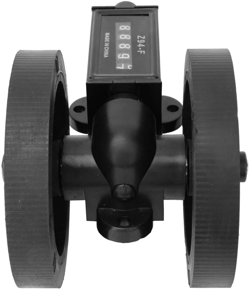 SnelShoppen - Mechanische Rolmeter, Telling Meter, Lengte Meetinstrument voor Precisie Metingen, Tot 9999.9 Meter, Ideaal voor Industrie en Tuin