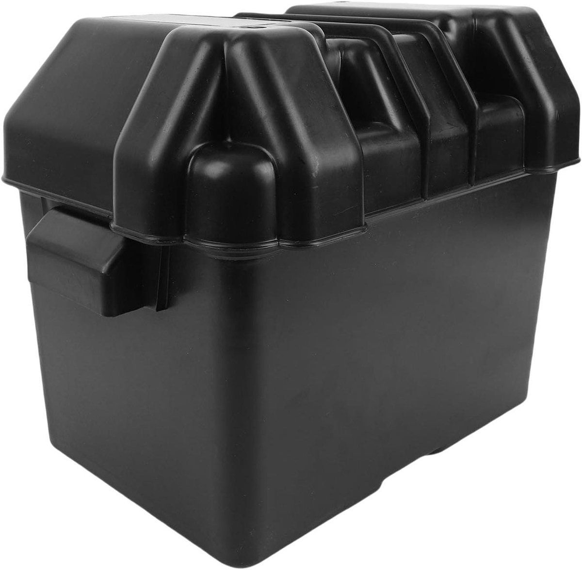 RV Batterijbox - Batterijhouder Camper - Accu Bescherming - Robuust ABS Materiaal - tot 275x185x195 mm - Zwart