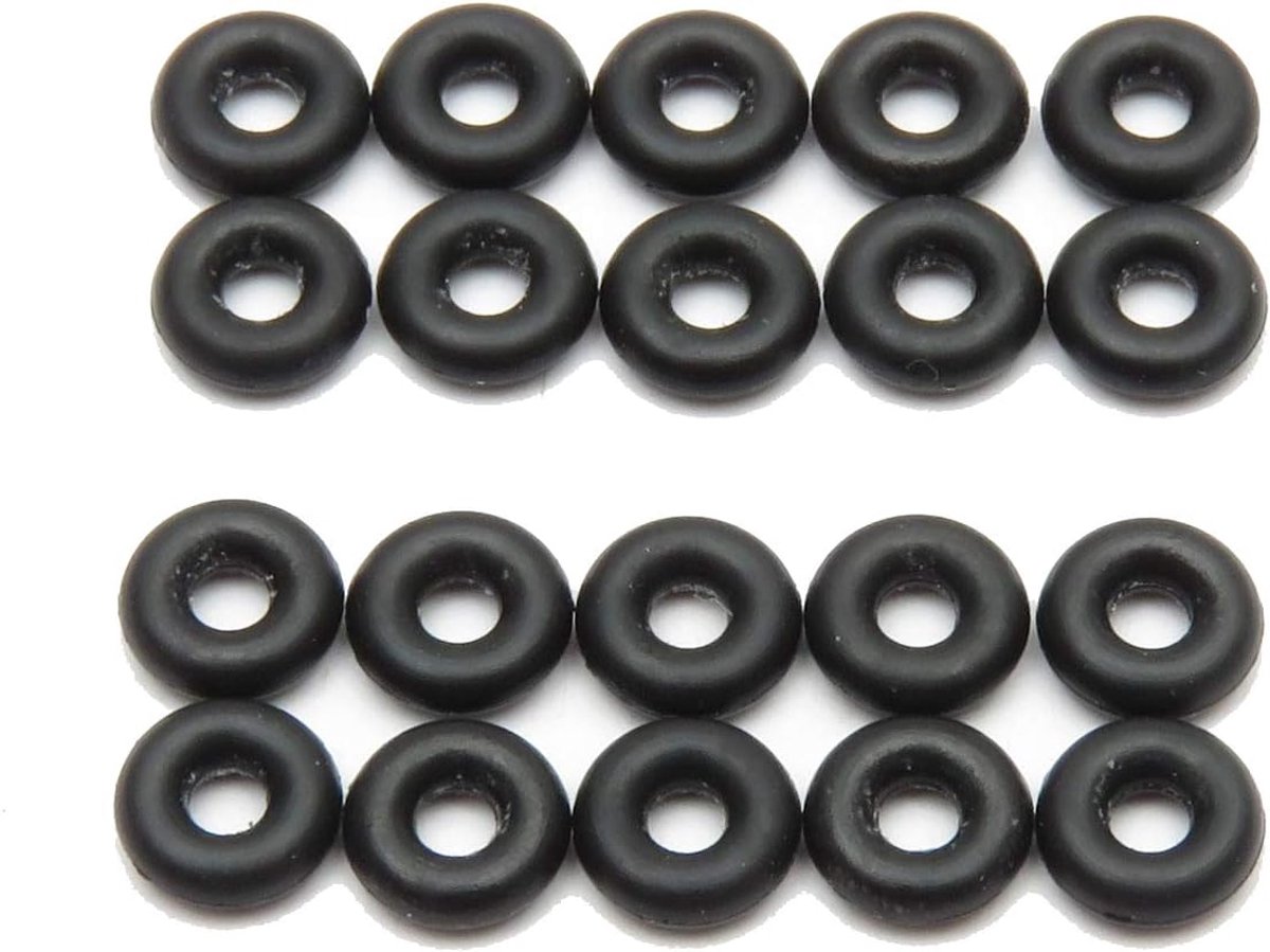 SnelShoppen - 20 Stuks Zwarte Rubber O-Ringen 1.4 * 1.5mm Olieseal Gaskets Wasringen - Olie- en Waterbestendig - Perfect voor Industrieel Gebruik