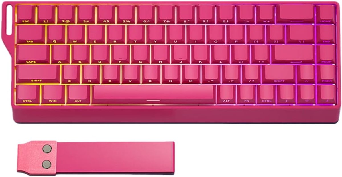 SnelShoppen - Tosuny 60% Mechanisch Gaming Toetsenbord, Draadloos 2.4G / Bluetooth 5.0 / Bedraad, RGB Verlicht Toetsenbord met Magnetische Schakelaars