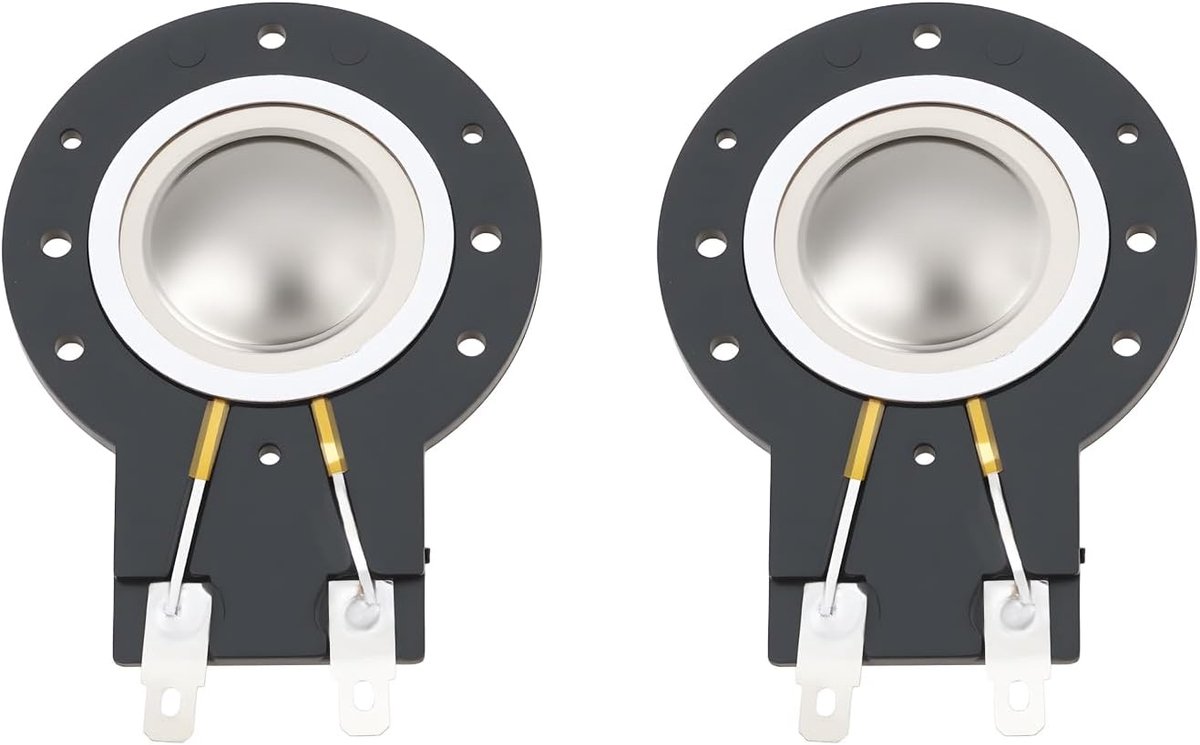 SnelShoppen - 2 Stuks Speaker Diafragma 25.4mm Titanium Tweeter Vervanging voor Klipsch KG4 KG4.2 KG4.5 KG5.5 AFT - Geluid Herstel en Reparatie