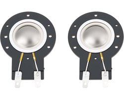 SnelShoppen - 2 Stuks Speaker Diafragma 25.4mm Titanium Tweeter Vervanging voor Klipsch KG4 KG4.2 KG4.5 KG5.5 AFT - Geluid Herstel en Reparatie