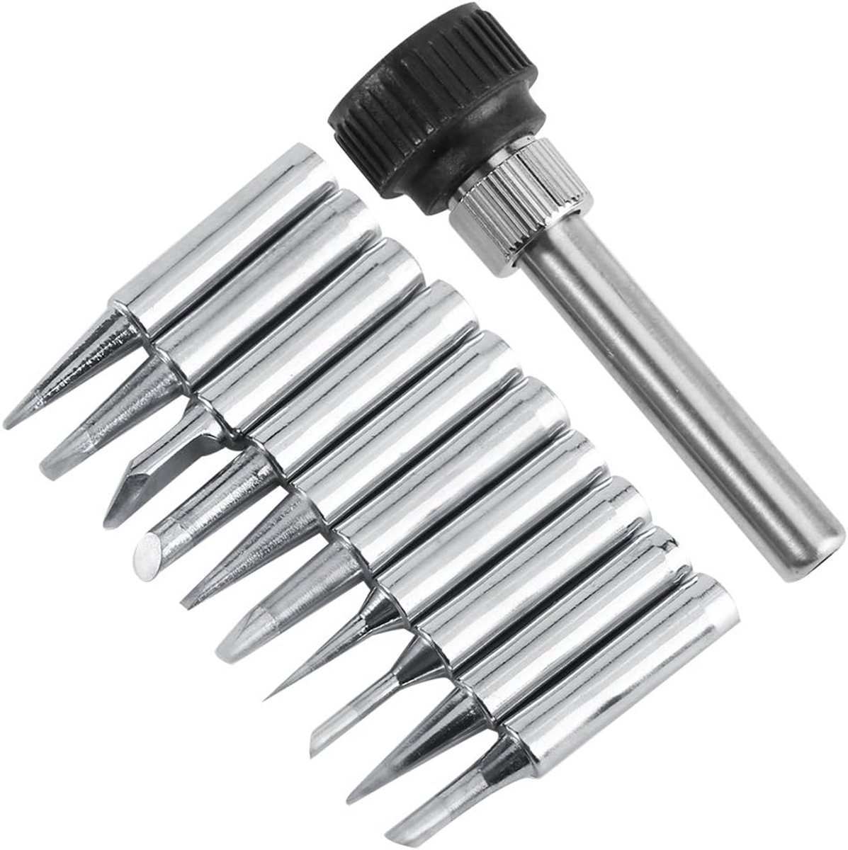 SnelShoppen - Soldering Iron Tips 900 M-T Koper Loodvrij voor Gereedschapsset Herstelstation voor 936 937 938 969 8586 852D - Perfect voor Loodlassen