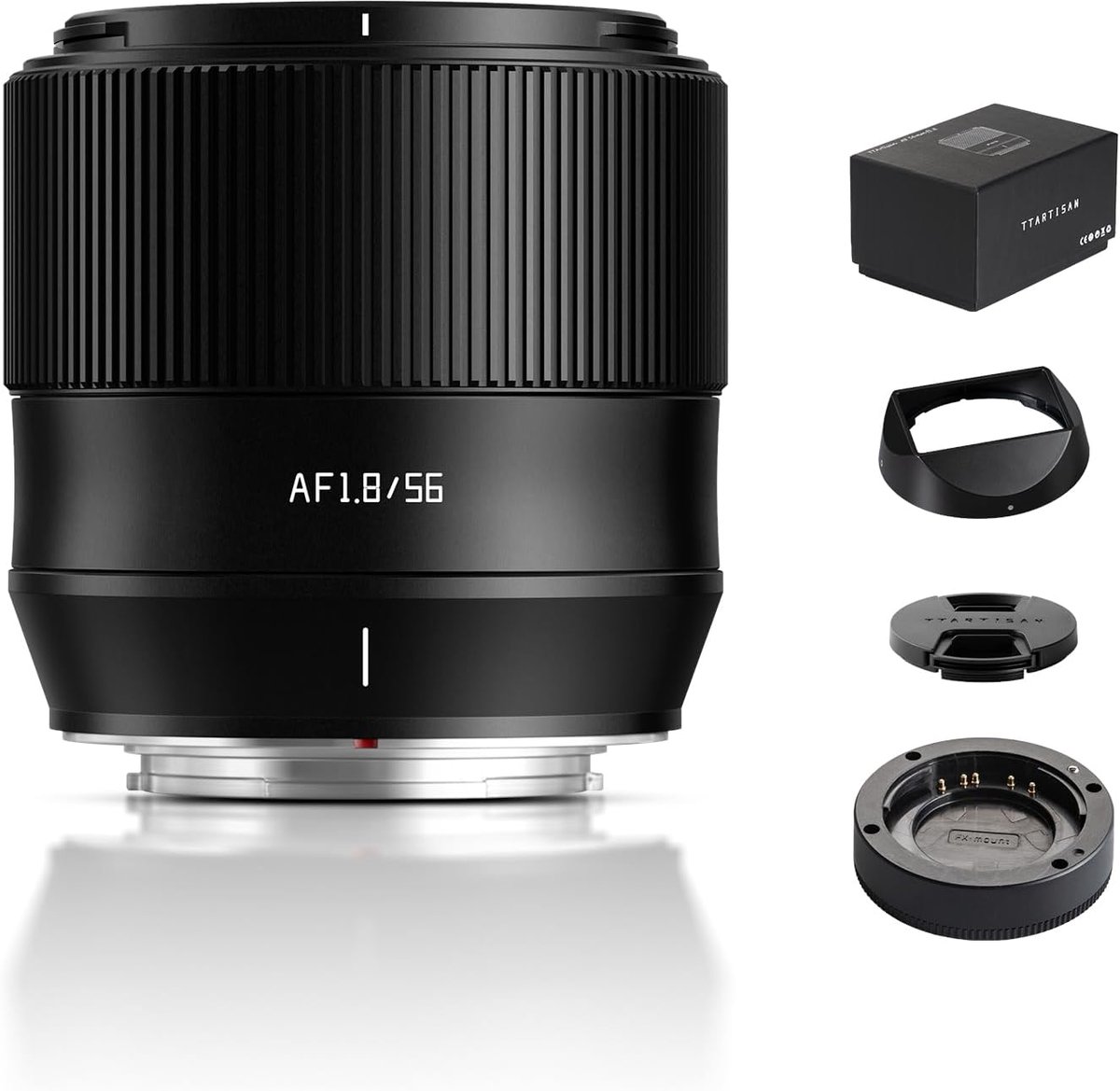 SnelShoppen - TTARTISAN 56mm F1.8 Lens Fuji X-Mount, Autofocus Prime STM voor APS-C Camera, Portretlens met Stille en Snelle Autofocus