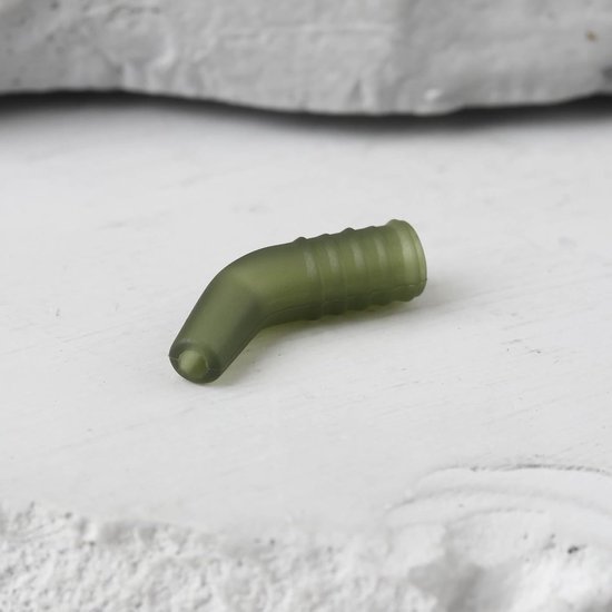 Karper Visserij Rigs Haak - Rig Aligners Ronnie Rig - Terminal Visgerei - Flexi Rubber - Natuurlijke Groen - Geschikt voor - Karper Vissen - Flexibel Materiaal - 30 Stuks — afbeelding 3