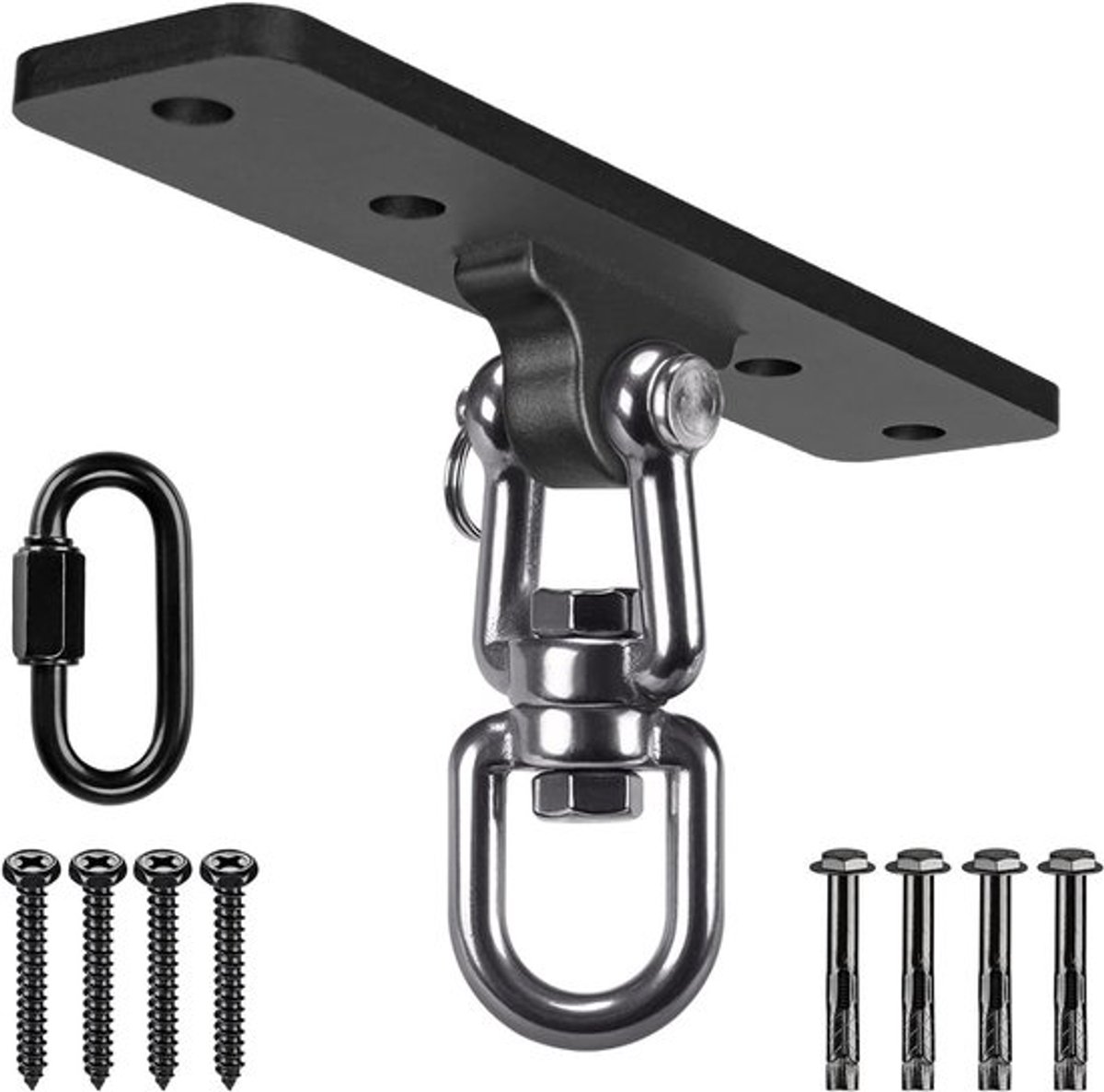 Zware Zak Hangers en Beugels voor Bokszakken, Plafondmontage met Karabijnhaak voor Krachttraining, Aerial Yoga en Weerstandsbanden
