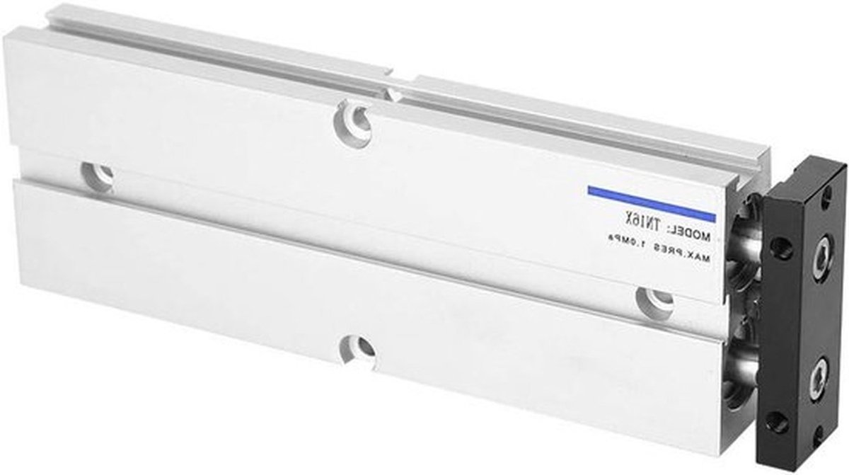 Dubbelwerkende luchtcilinder van roestvrij staal en aluminiumlegering 0.1-0.9MPa 10-200mm voor pneumatische toepassingen